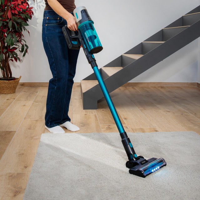 CECOTEC  Ασύρματη Σκούπα Conga Rockstar 1500 Horizon Genesis XL με 215W Ισχύ, 45 Αυτονομία, Μικτή Βούρτσα, Parallel Cyclone System και Δοχείο 600ml  CEC-102265