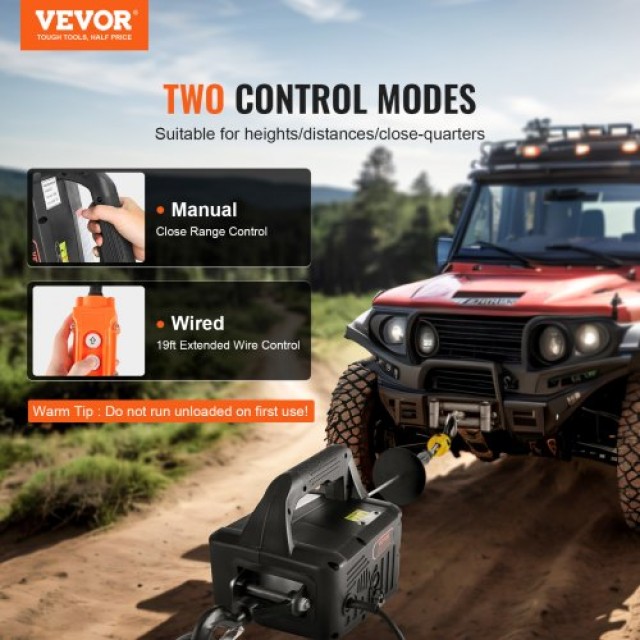 Φορητός Ηλεκτρικός Βίντσι VEVOR 2-σε-1 500kg με Ενσύρματο Τηλεχειριστήριο  BXSDDHL1100BSJQDBV2