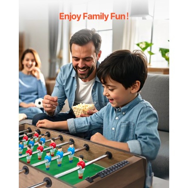 VEVOR Τραπέζι Παιχνιδιών 4-σε-1 82cm: Air Hockey, Ποδοσφαιράκι, Πινγκ Πονγκ, Μπιλιάρδο SDJFKQQGQZ32QGILZV0