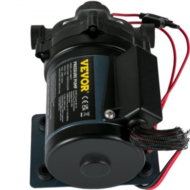 VEVOR Αντλία Καθαρισμού, 12V DC, 7 GPM 60 PSI, Μέγ. 10 FT Ανύψωση Αυτοαναρρόφησης Νερού, με Βαλβίδα EPDM  CXBZLDYBD7GPM7VIMV9