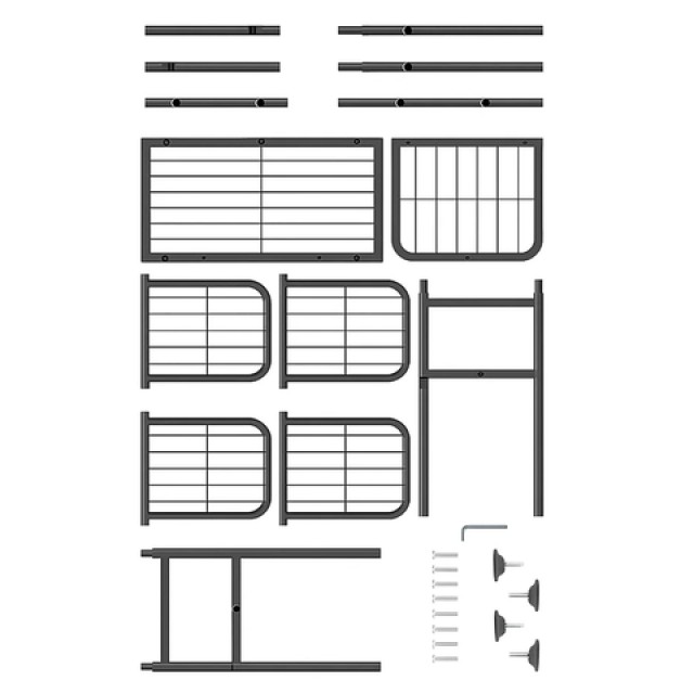 Ruhhy Ραφιέρα Φυτών 6 Επιπέδων Loft-Style από Μέταλλο – Μοντέρνος Ο...