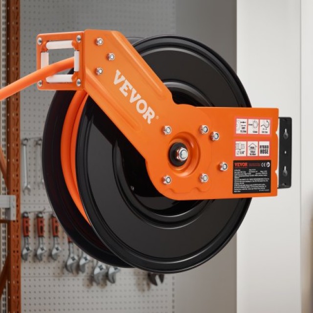 VEVOR  Ανασυρόμενος Σωλήνας Αέρα 3/8 x 50 Υβριδικός, 300 PSI  KFSKQRGJP50Y8D5CRV0