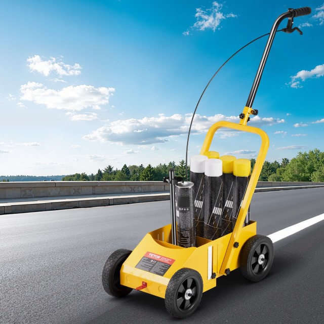 VEVOR Μηχανή Σήμανσης Γραμμών  RFS-500, Ρυθμιζόμενο Πλάτος 56-102 m...