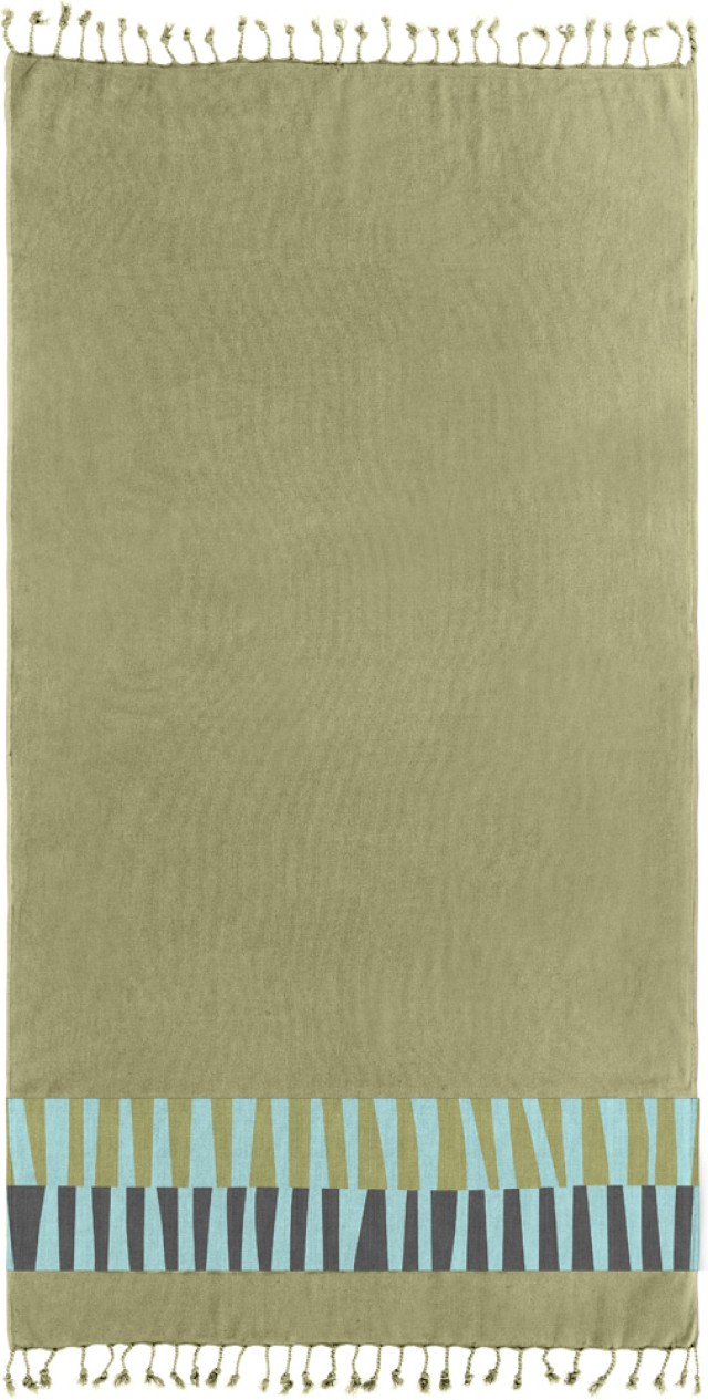 Guy Laroche Πετσέτα Θαλάσσης - Παρεό Pestemal 23 Khaki 90x170 ,1130...