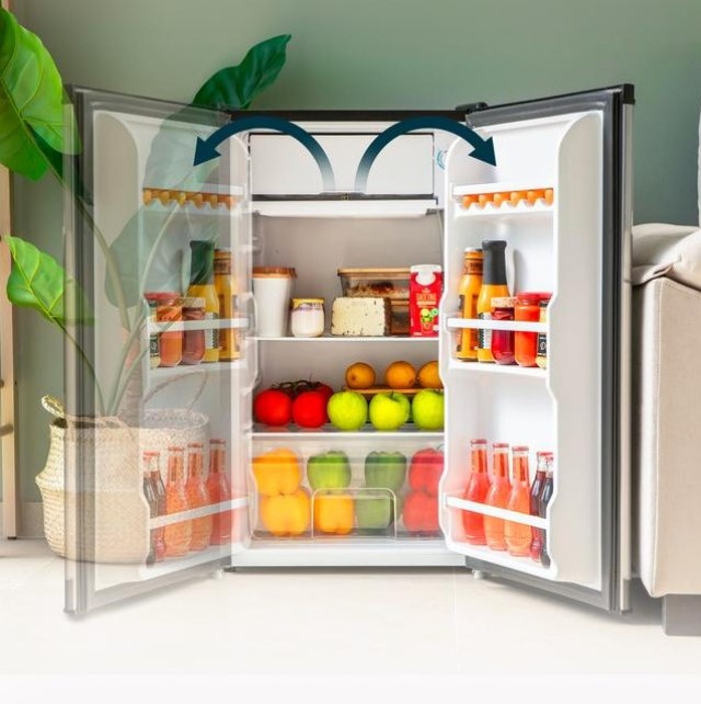 Mini Ψυγείο 90 Lt 47 x 44 x 83 cm Cecotec Bolero CoolMarket TT 90 Inox Cecotec CEC-00127