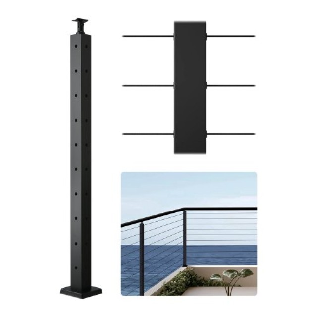 VEVOR Κολόνα Καλωδίωσης VEVRO 36x2x2 Ίντσες με Οπές L-Σχήματος 1JZL...