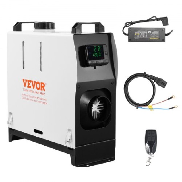 VEVOR Φορητός Πετρελαιοθερμαντήρας 5-8KW με Τηλεχειριστήριο και Οθόνη LCD για Όχημα και Εσωτερικούς Χώρους CYJRQL220V8KWL2YVV2