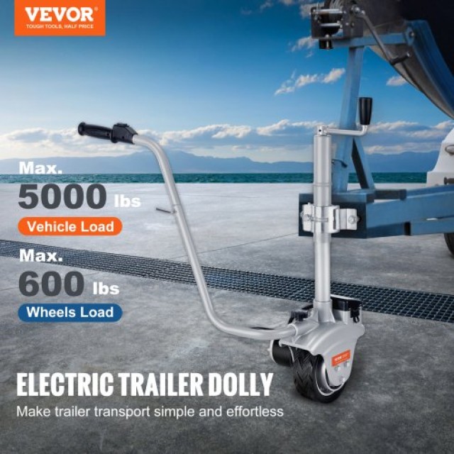 Ηλεκτρικό Ρυμουλκό VEVOR, 5000lbs, 350W, 12V, 22 ft/min, 12-24.8 Ύψος, 8 Ελαστικό  YXDDQYCYSB500477AV0