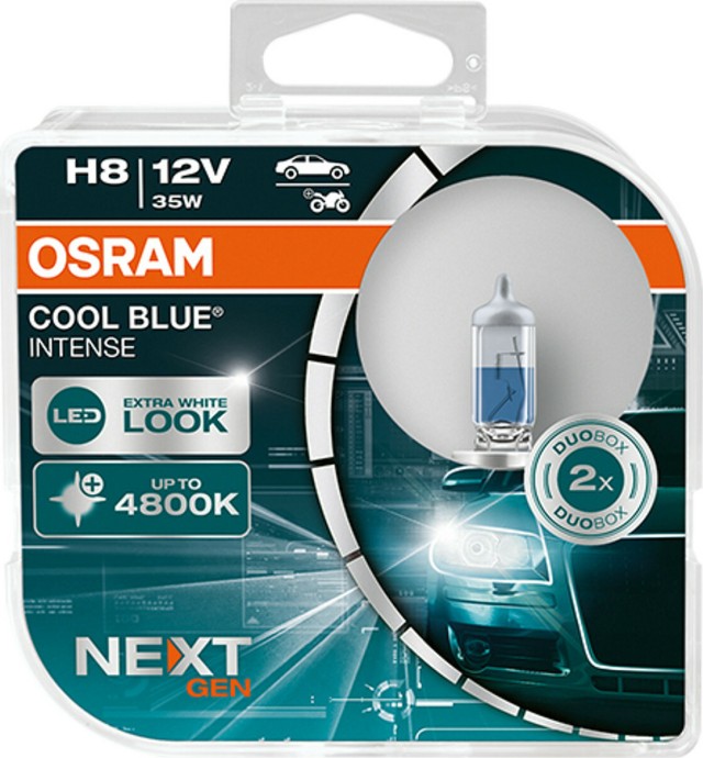Λάμπες Αυτοκινήτου Cool Blue Intense Nextgen H8 Αλογόνου 4800K 12V 35W 2τμχ 64212CBN-HCB OSRAM