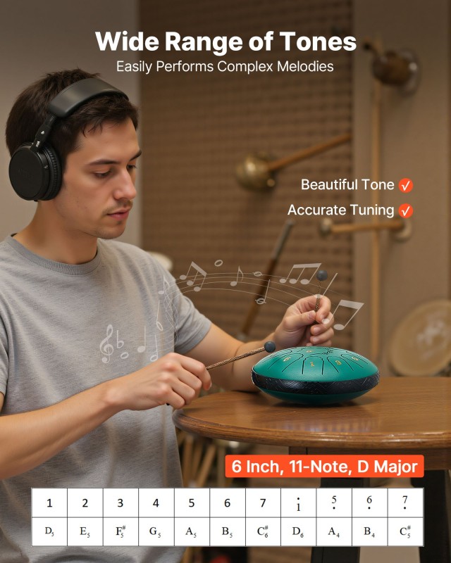 VEVOR Ατσάλινο Τύμπανο 6 για Χαλάρωση & Θεραπεία GSGLSGSG11Y6C51Y70... VEVOR Ατσάλινο Τύμπανο 6 για Χαλάρωση & Θεραπεία GSGLSGSG11Y6C51Y70...