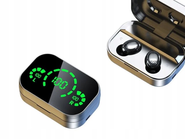 Verk Group Ασύρματα Ενδοακουστικά Bluetooth με LED Θήκη Φόρτισης κα...