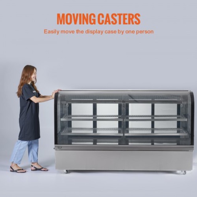 VEVOR  Ψυγείο Βιτρίνα Αρτοποιίας 32 cu ft/901L 4 Επίπεδα SSZSJLDHX32CG1V9UV2