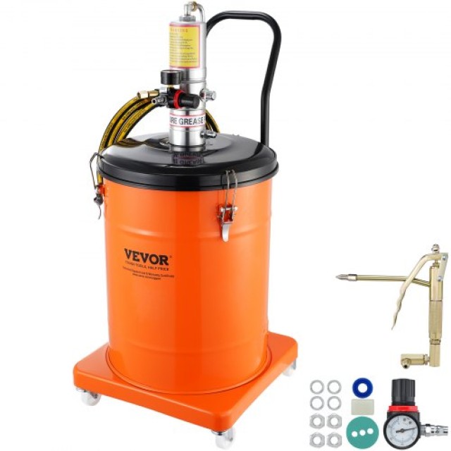 VEVOR Αντλία Γράσου 40L με Πνευματική Λειτουργία και Πιστόλι, Φορητ...