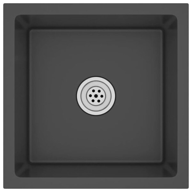 vidaXL Νεροχύτης Κουζίνας Χειροποίητος Μαύρος από Ανοξείδωτο Ατσάλι... vidaXL Νεροχύτης Κουζίνας Χειροποίητος Μαύρος από Ανοξείδωτο Ατσάλι...