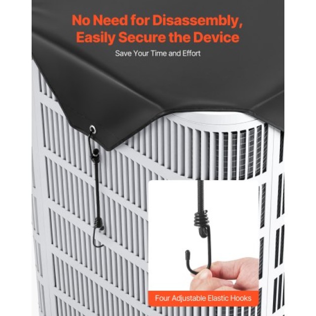 VEVOR Κάλυμμα Κλιματιστικού 810 x 810 mm για Εξωτερική Χρήση KDZSWL...