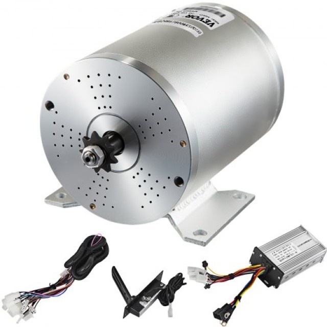 Σετ Ηλεκτρικού Κινητήρα VEVOR 1800W 48V για Σκούτερ/Καρτ/Ποδήλατο  ...