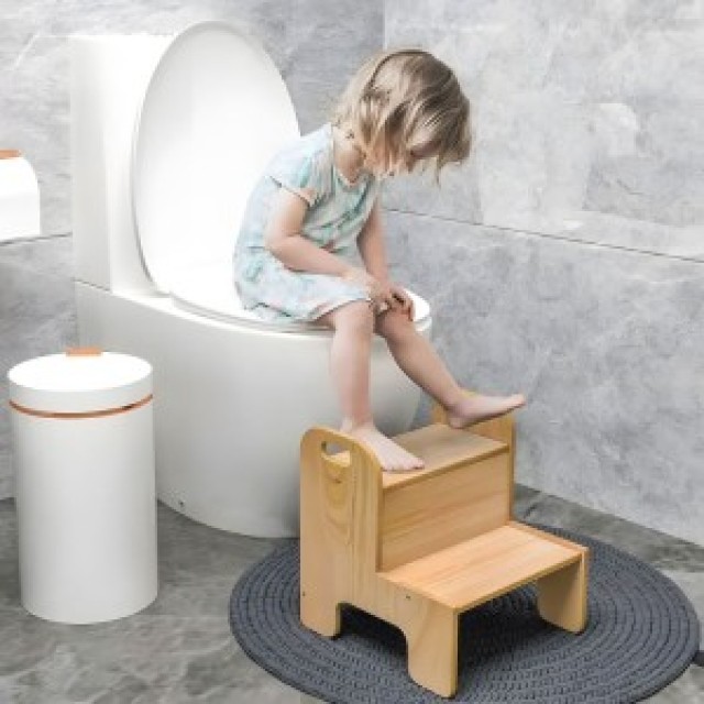 ECOTOYS Βοηθητικά σκαλοπάτια κουζίνας για παιδιά από κόντρα πλακέ E...