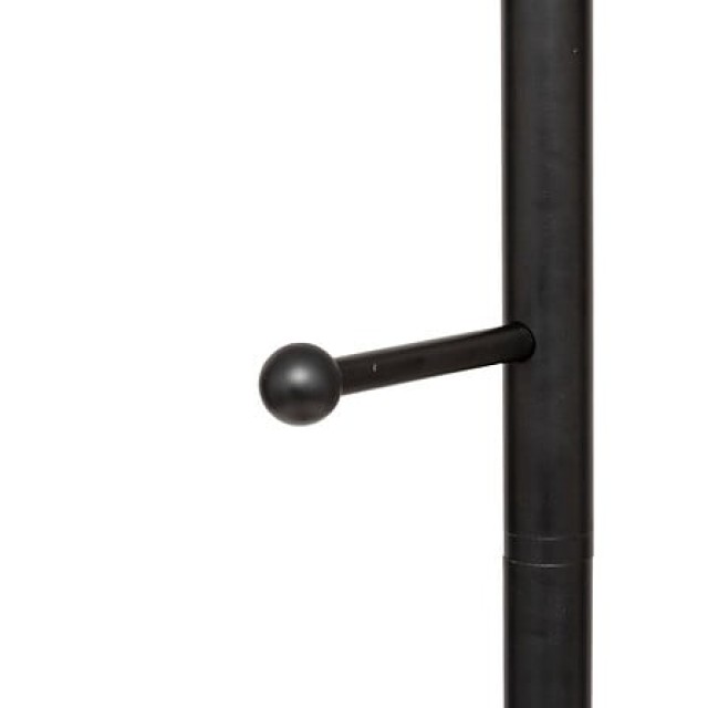 Μεταλλικός Καλόγερος με 6 Βραχίονες Ø 37 x 173 cm Μαύρο Μάρμαρο 209313 5Five Simply Smart