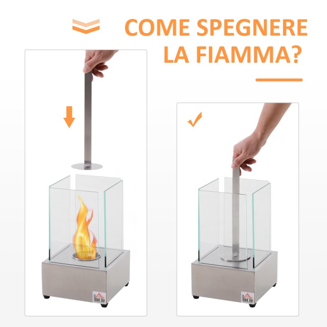 Βιοτζάκι HOMCOM από ατσάλι και γυαλί για εσωτερικούς και εξωτερικού...