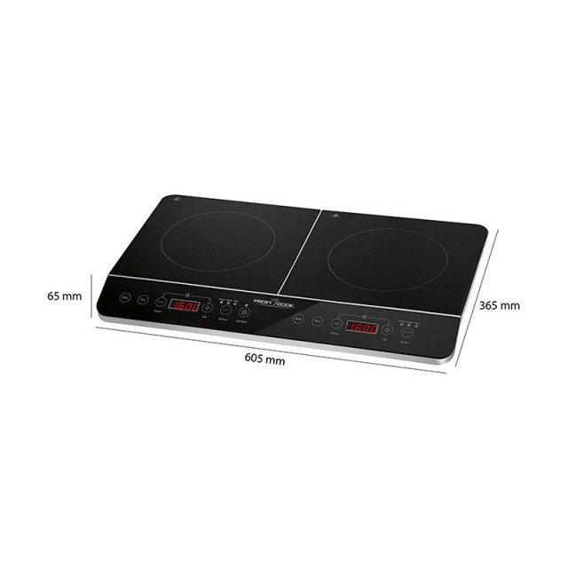 Διπλή Επαγωγική Εστία 3500 W Μαύρο PC-DKI1067 Profi Cook
