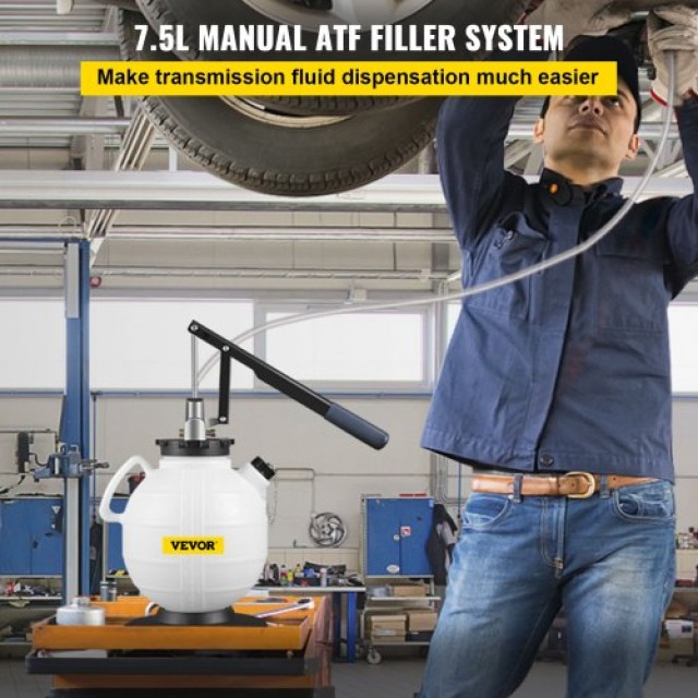 VEVOR Αντλία Μετάδοσης Υγρών 7.5L με 15 Αντάπτορες  QCBS7.5L15ATFVU71V0