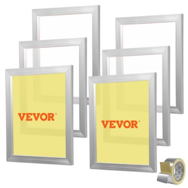 Σετ Μεταξοτυπίας VEVOR με Πλαίσιο 40.6 x 50.8 cm 110 Δίχτυ 6τμχ  SYKJD61101620PD9JV0