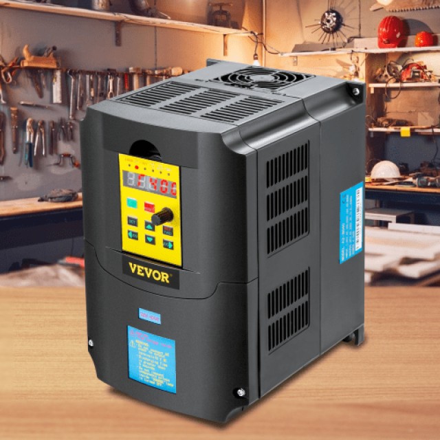 VEVOR Μετατροπέας Συχνότητας 4KW, 220V, 5.5HP για Έλεγχο Ταχύτητας Κινητήρα  BPQDXN4KW220V8MZPV7