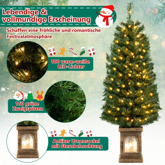 Costway Τεχνητό Χριστουγεννιάτικο Δέντρο με Φωτισμό & Χρονοδιακόπτη... Costway Τεχνητό Χριστουγεννιάτικο Δέντρο με Φωτισμό & Χρονοδιακόπτη...