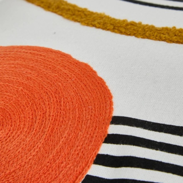 Atmosphera Μοντέρνο Τετράγωνο Μαξιλάρι 45x45εκ με Αφαιρούμενη Βαμβα...