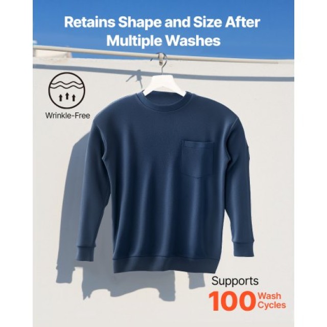 VEVOR Ανδρικό Ανθεκτικό Σακάκι FR σε Ναυτικό Μπλε, Ελαφρύ 7 oz, Πυρ...