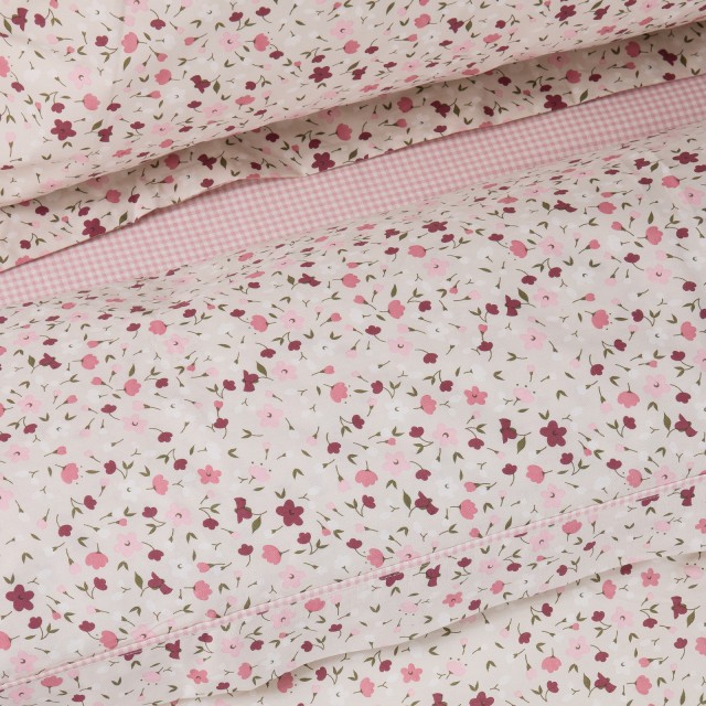 DAS HOME Σετ Σεντόνια King Daily σε Ροζ και Taupe 502109303170