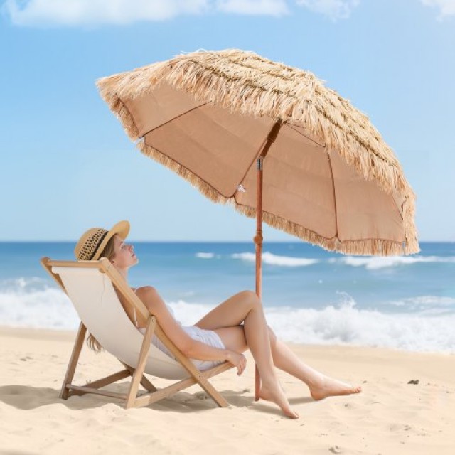VEVOR Ομπρέλα Πατιού Τίκι 6.5 ft Παραλίας DCS65FTKQXJDXK1EI001V0