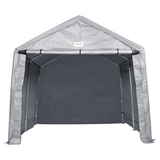 VEVOR Φορητό Καταφύγιο Αποθήκευσης 7x12x7.36ft με Φερμουάρ Πόρτα  TYCWP7FTX12FTTUICV0