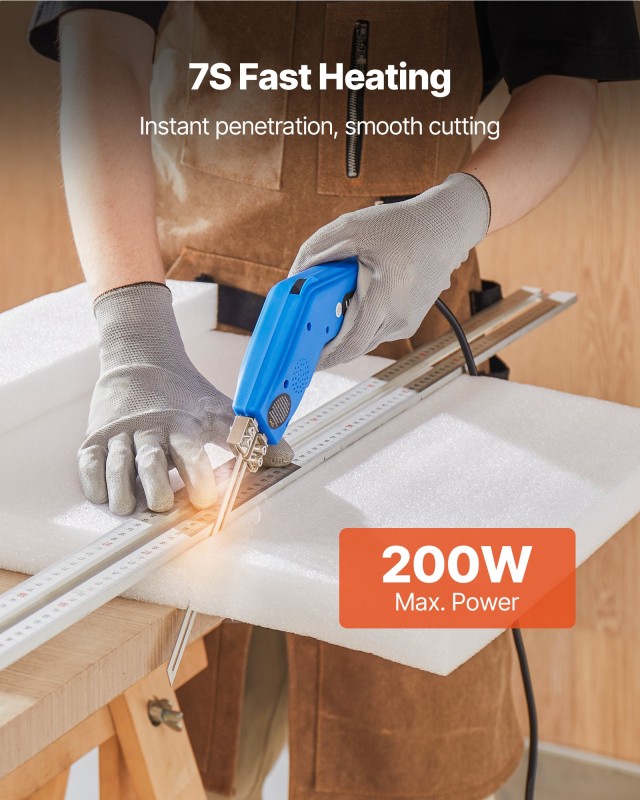 VEVOR Ηλεκτρικό Κόφτη Αφρού 200W 50℉ - 500℉ SCPMQGJ200W8ZXD75001V2