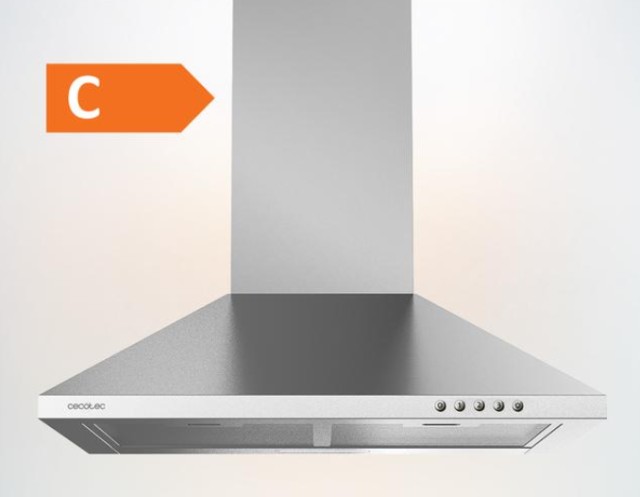 Απορροφητήρας Bolero Flux PM 903500 60 cm Ανοξείδωτο Ατσάλι 65 W CEC-02849 Cecotec