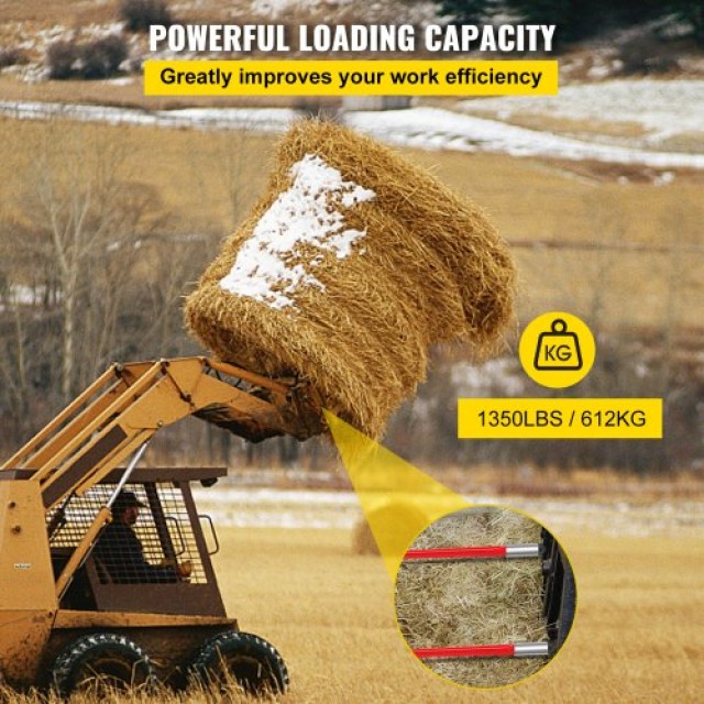 Δόρυ Σανό VEVOR 32 1350 lbs για Τρακτέρ & Φορτωτές  CM36X810-1350HS...