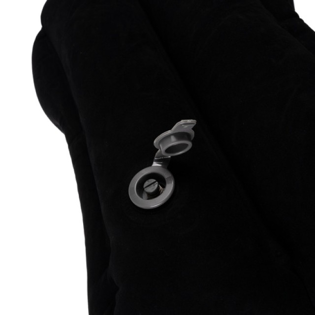 Φουσκωτό Μαξιλάρι Ταξιδιού 50 x 35 x 25 cm– Μαύρο 25346 Trizand