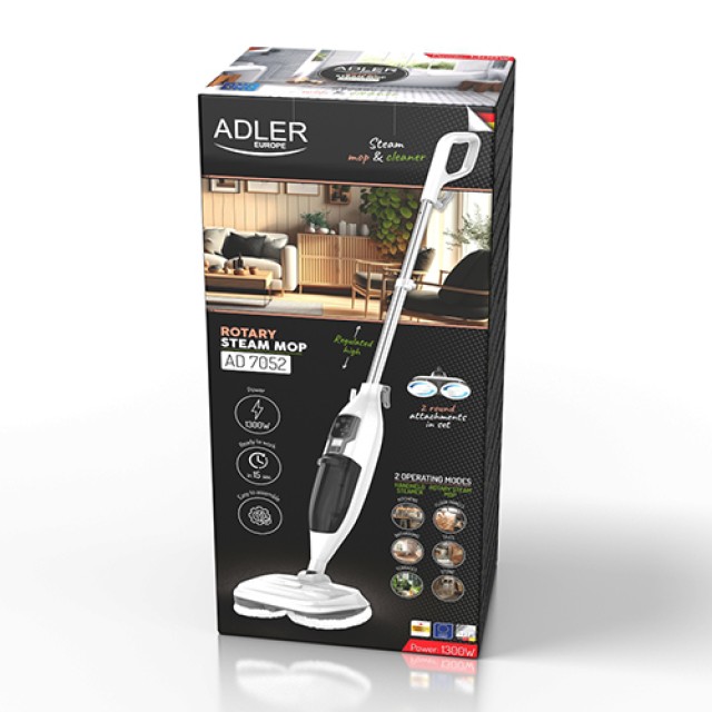 Σφουγγαρίστρα Ατμού  550 ml  ADLER AD-7052