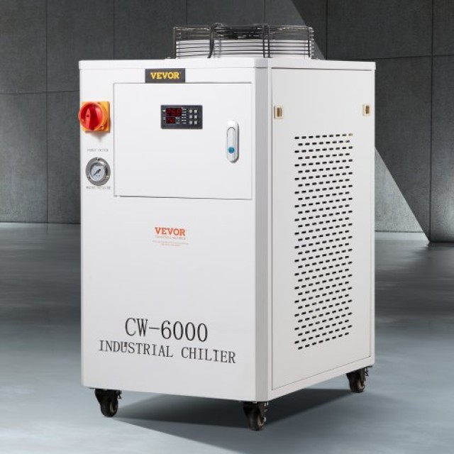 VEVOR Βιομηχανικός Ψύκτης Νερού CW-6000 15L 65L/min με Συμπιεστή  GYLSJYSJS15LDYZN6V2