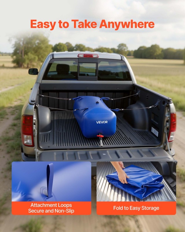 VEVOR Μεγάλη Δοχείο Αποθήκευσης Νερού 113Λ, Φορητή & Αναδιπλούμενη ... VEVOR Μεγάλη Δοχείο Αποθήκευσης Νερού 113Λ, Φορητή & Αναδιπλούμενη ...