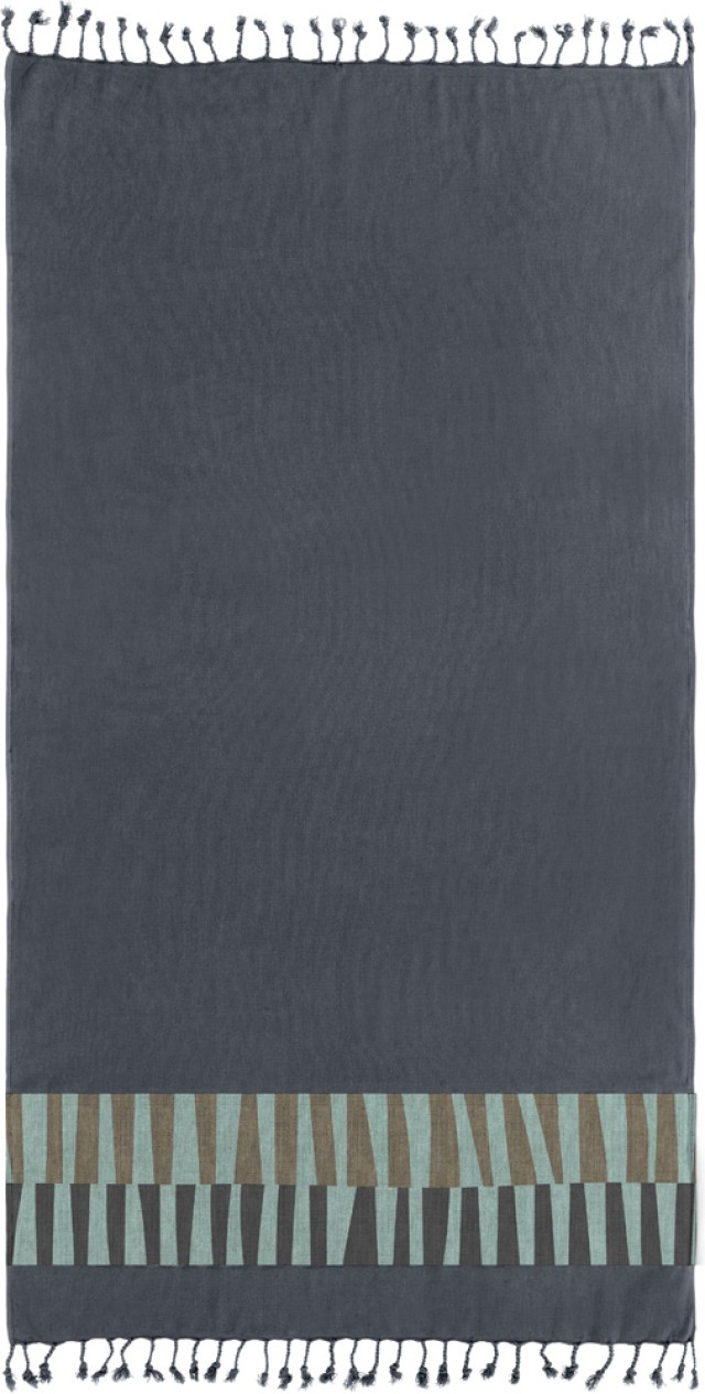 Guy Laroche Πετσέτα Θαλάσσης - Παρεό Pestemal 23 Anthracite 90x170 ...