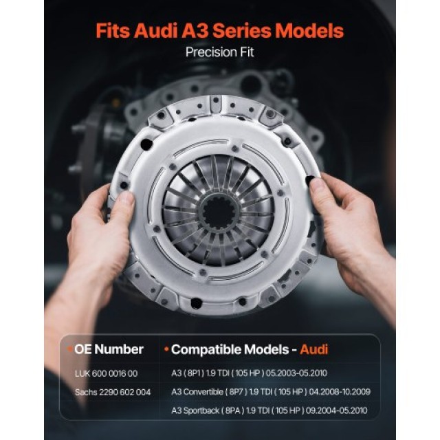 VEVOR Σετ Συμπλέκτη & Βολάν OEM Premium για Audi A3 DLHLHQTJFLOEVJ6...