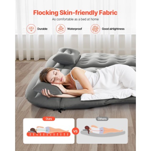 VEVOR Φουσκωτό Στρώμα Αυτοκινήτου για Ταξίδια και Κάμπινγκ HBXKZRHS...