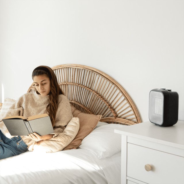 CECOTEC  Θερμαντικό ReadyWarm 1500 Max Κεραμικό Περιστρεφόμενο Μαύρο με 1500 W, Ρυθμιζόμενο Θερμοστάτη & 3 Λειτουργίες  CEC-08287