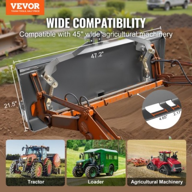 Πλάκα Προσαρμογής VEVOR 3-σημείων για Skid Steer  HYAZB3DSPAZBZNM89V0