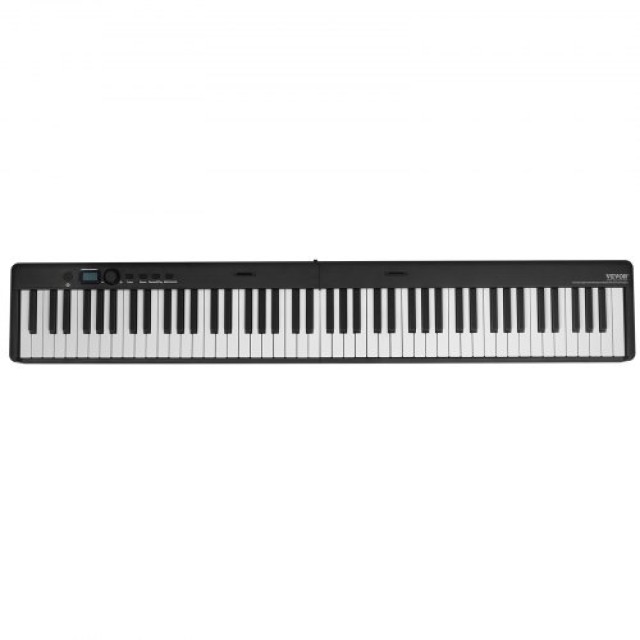 VEVOR  Φορητό Πιάνο 88 Πλήκτρων Bluetooth MIDI Μαύρο  ZDSMGQ88JHSWE2MGMV9