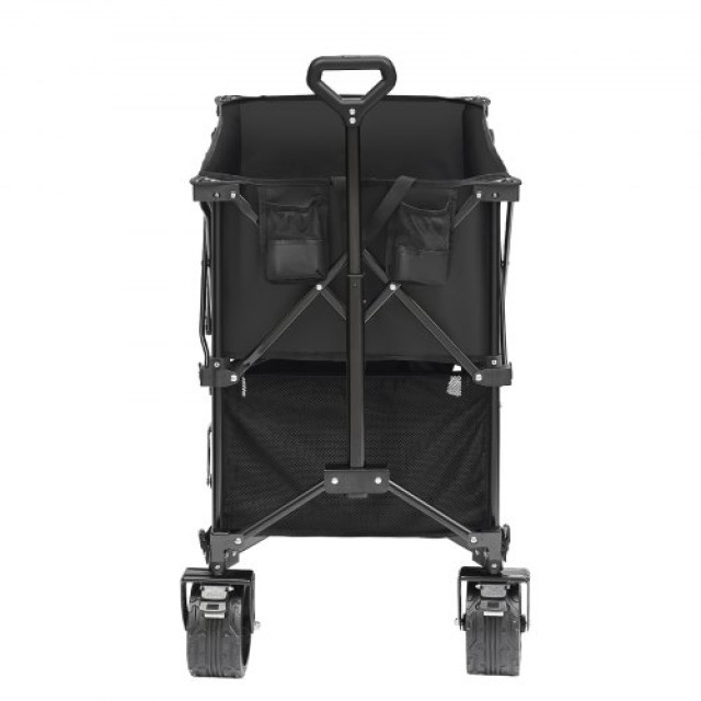 Πτυσσόμενο Καρότσι VEVOR Διπλής Στρώσης, 400L, 450 lbs, για Κάμπινγκ, Ψώνια, Κήπο  ZDHYBXSSTCHSXALL9V0
