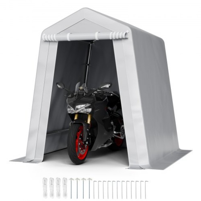 VEVOR Σκηνή Συμπλέγματος Αποθήκευσης 6x6 ft Αδιάβροχη Κατασκευή TYC...