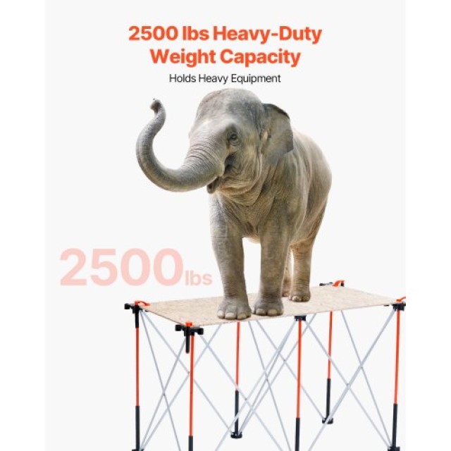 VEVOR Φορητή Πτυσσόμενη Βάση Εργασίας 1135 kg BXSGZTPPSL4F8JA6T001V0