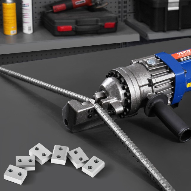 VEVOR Ανταλλακτικές Λεπίδες Κοπής Ράβδου 28mm, 6 Τεμάχια, Διπλής Όψ...